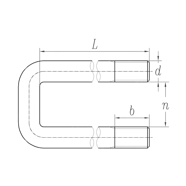 ASME B18.31.5 (US):2011 U Bolt