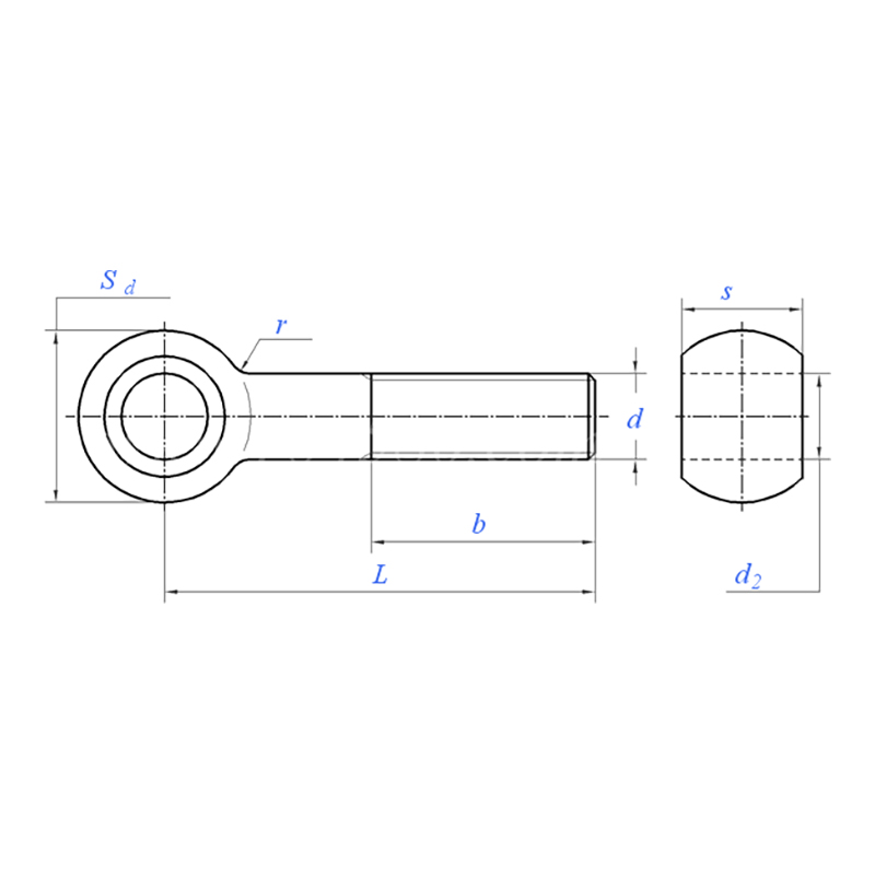 GOST 3033 (-1):1979 Eye Bolt
