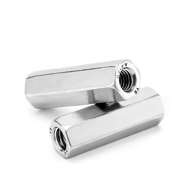 DIN 6334 Hexagon Coupling 3d Nut