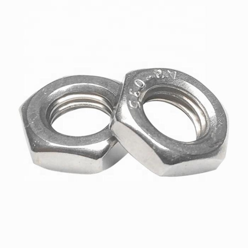 DIN 439 (-1):1987 Thin Hexagon Unchamfered Nut