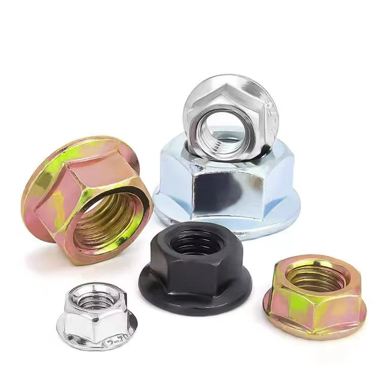DIN 6927:1983 All Metal Lock Hex Flange Nut