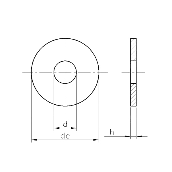 DIN 7349:1974 Heavy Flat Washer