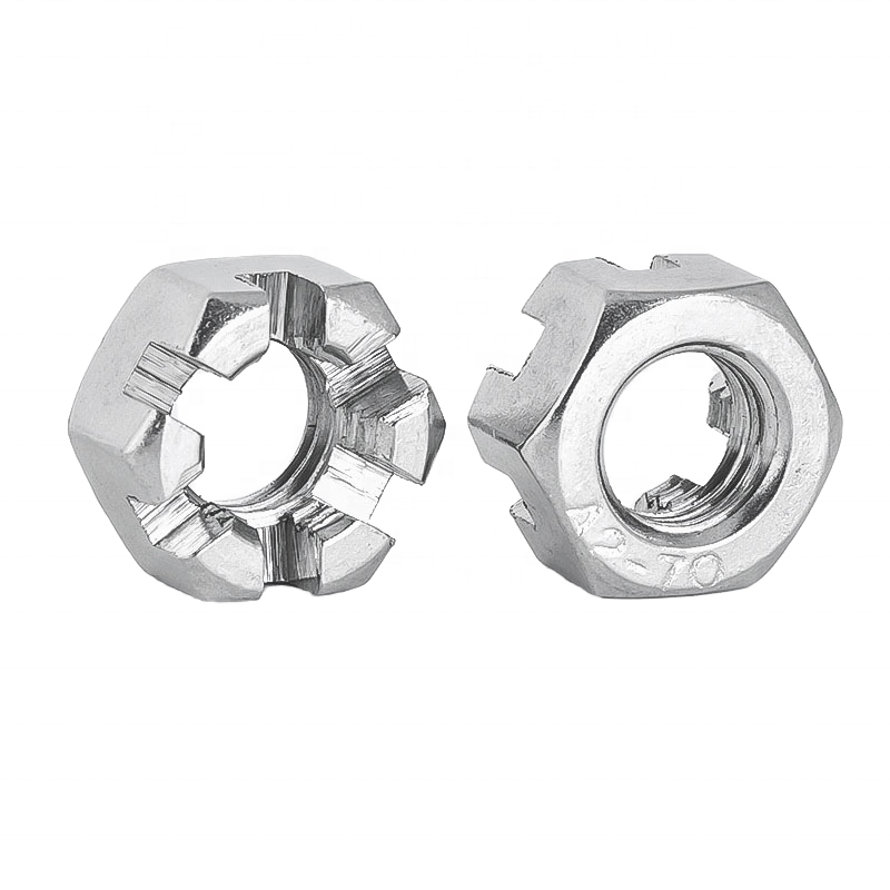 DIN 979:2013 Hexagon Slotted Thin Nut