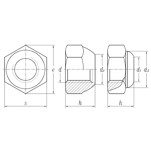JIS D 2701:1993 Outer Single Wheel Nut