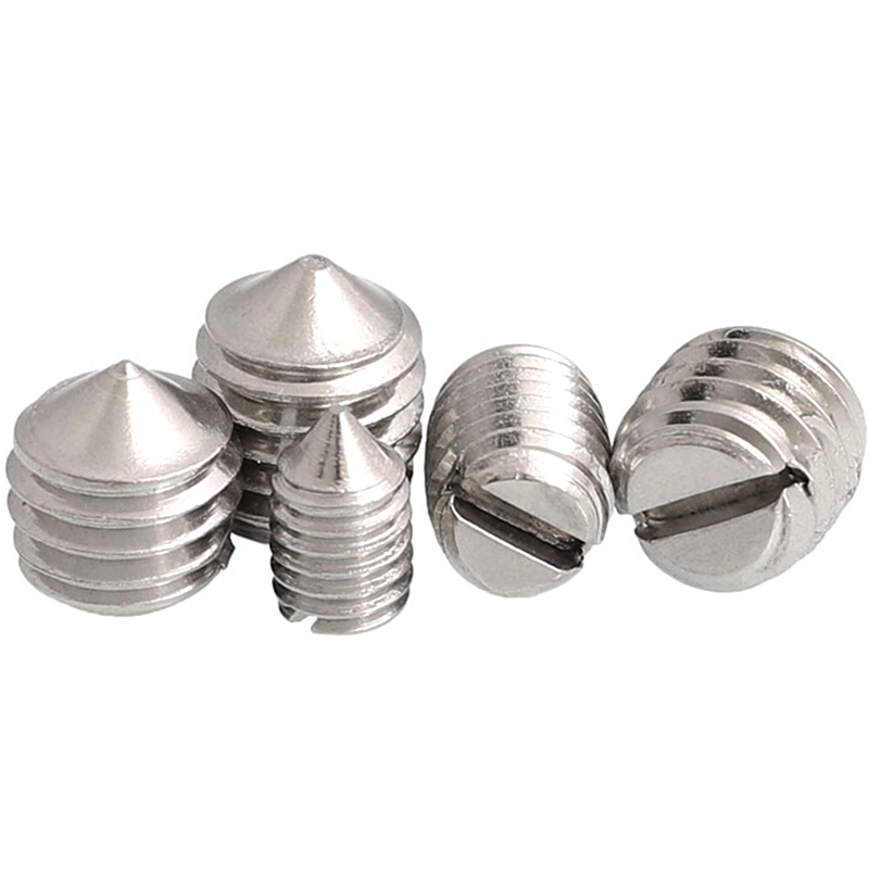 DIN 553:1986 Slotted Cone Point Set Screw