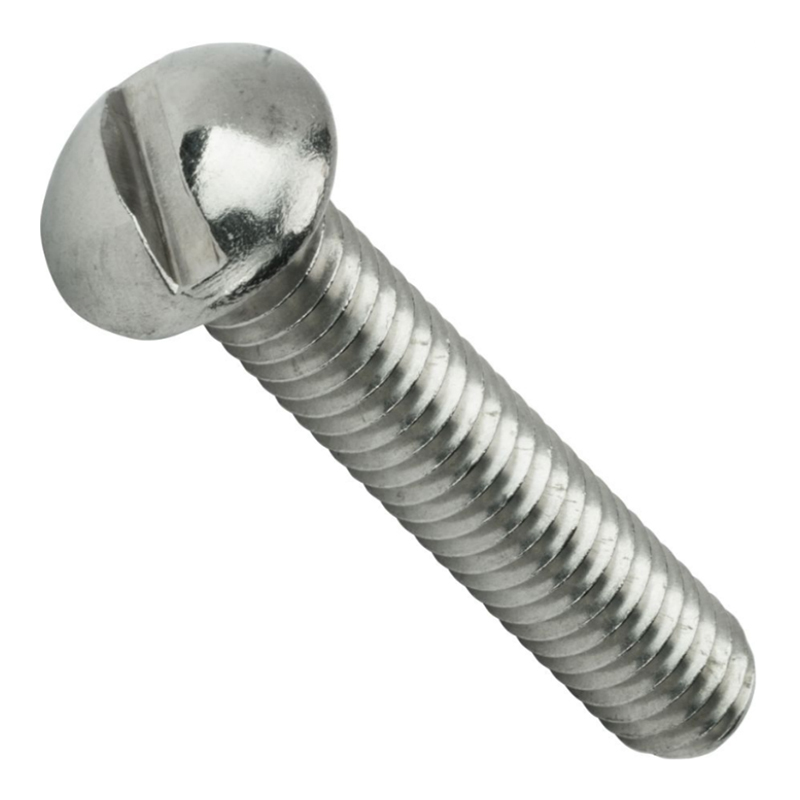 ASME/ANSI B18.6.2 (T2):1998 Round Head Slotted Screw