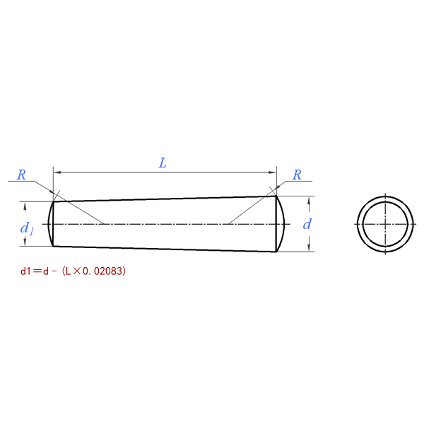 ASME B18.8.2:2020 Taper Pin