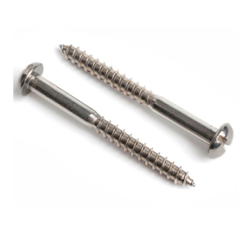 DIN 96:2016 Round Head Slotted Wood Screw